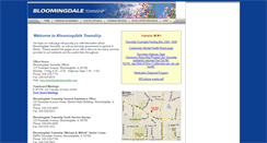 Desktop Screenshot of bloomingdaletownship.com
